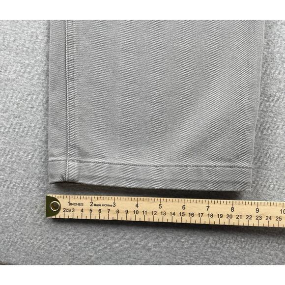 TOPSHOP Jeans Womens 10 Gray Relaxed Loose High Rise Pleated Minimalist Grunge - Picture 9 of 14